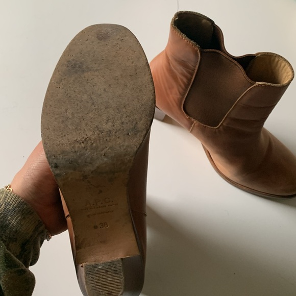 A.P.C. Leather Ankle Boots - Picture 6 of 9